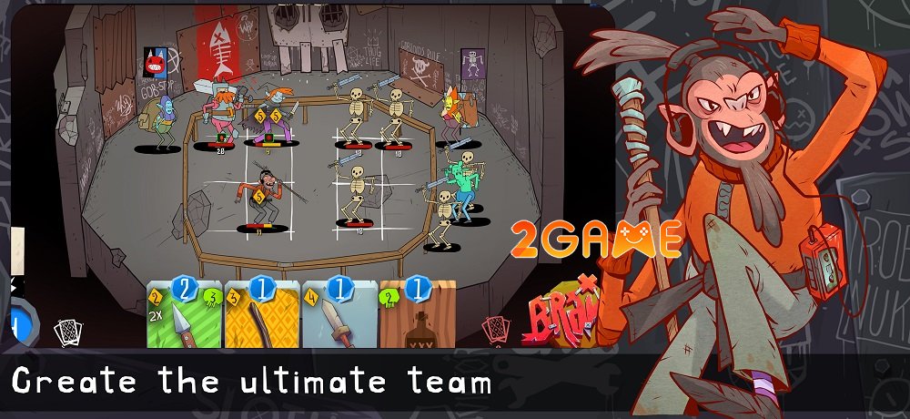 Meteorfall: Rustbowl Rumble – Game đấu bài kỳ quặc lấy bối cảnh vũ trụ Meteorfall meteorfallrustbowlrumble 5