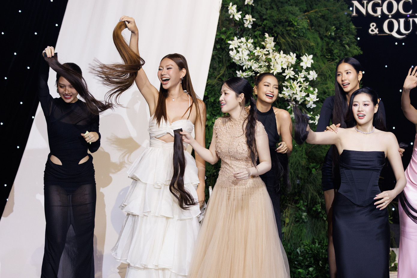 Dàn hoa hậu nhảy múa ở lễ cưới Á hậu Quỳnh Châu và chồng CEO- Ảnh 22.