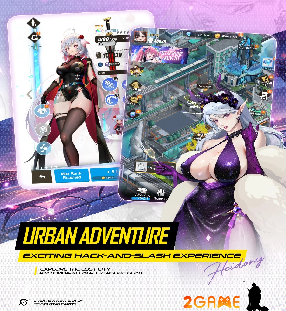 Mobile Goddess là tựa game thẻ tướng chiến thuật