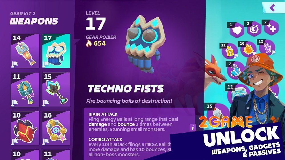 Hướng dẫn lựa chọn vũ khí tối thượng để tiêu diệt quái vật trong game mo.co mocombile vukhi 1