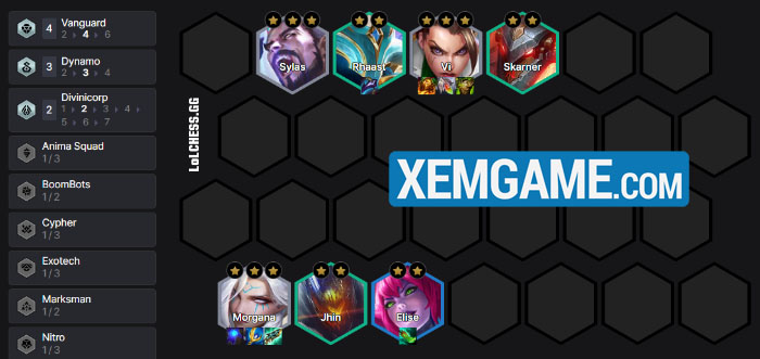 morgana-co-dien-reroll-3 ĐTCL 14.3: Tìm hiểu bài đấu Morgana Tiên Phong reroll mới morgana co dien reroll 3