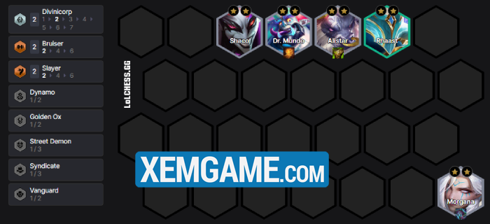 ĐTCL 14.3: Thử nghiệm với bài dị Morgana Đấu Sĩ reroll morgana dau si reroll 1