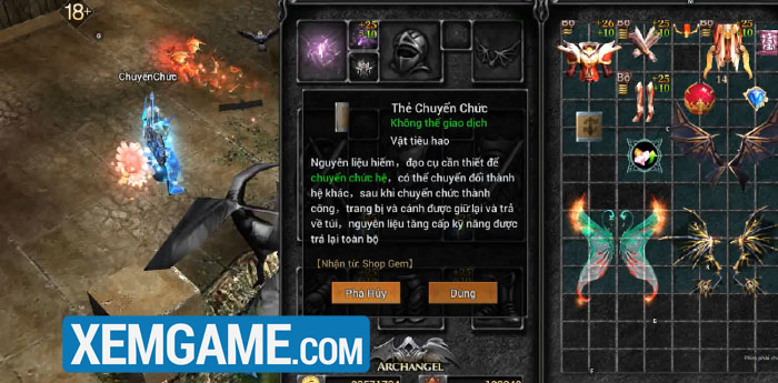 Mẹo chuyển class trong MU Lục Địa VNG  trong đơn giản trong một nốt nhạc mu 3