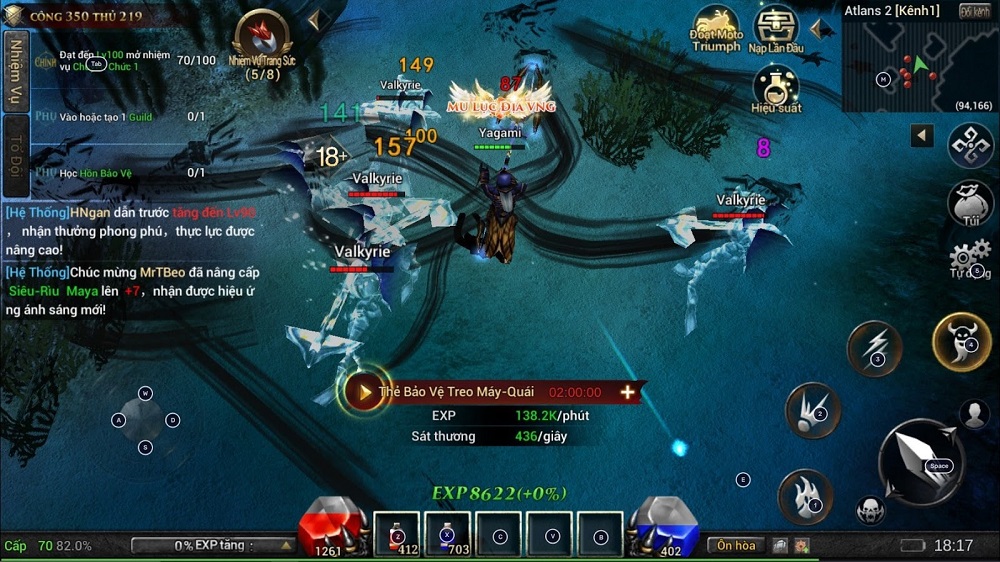 MU Lục Địa VNG hậu ra mắt – Thu hút đông đảo game thủ “chiến hết mình” mulucdiavng trainghiem 4