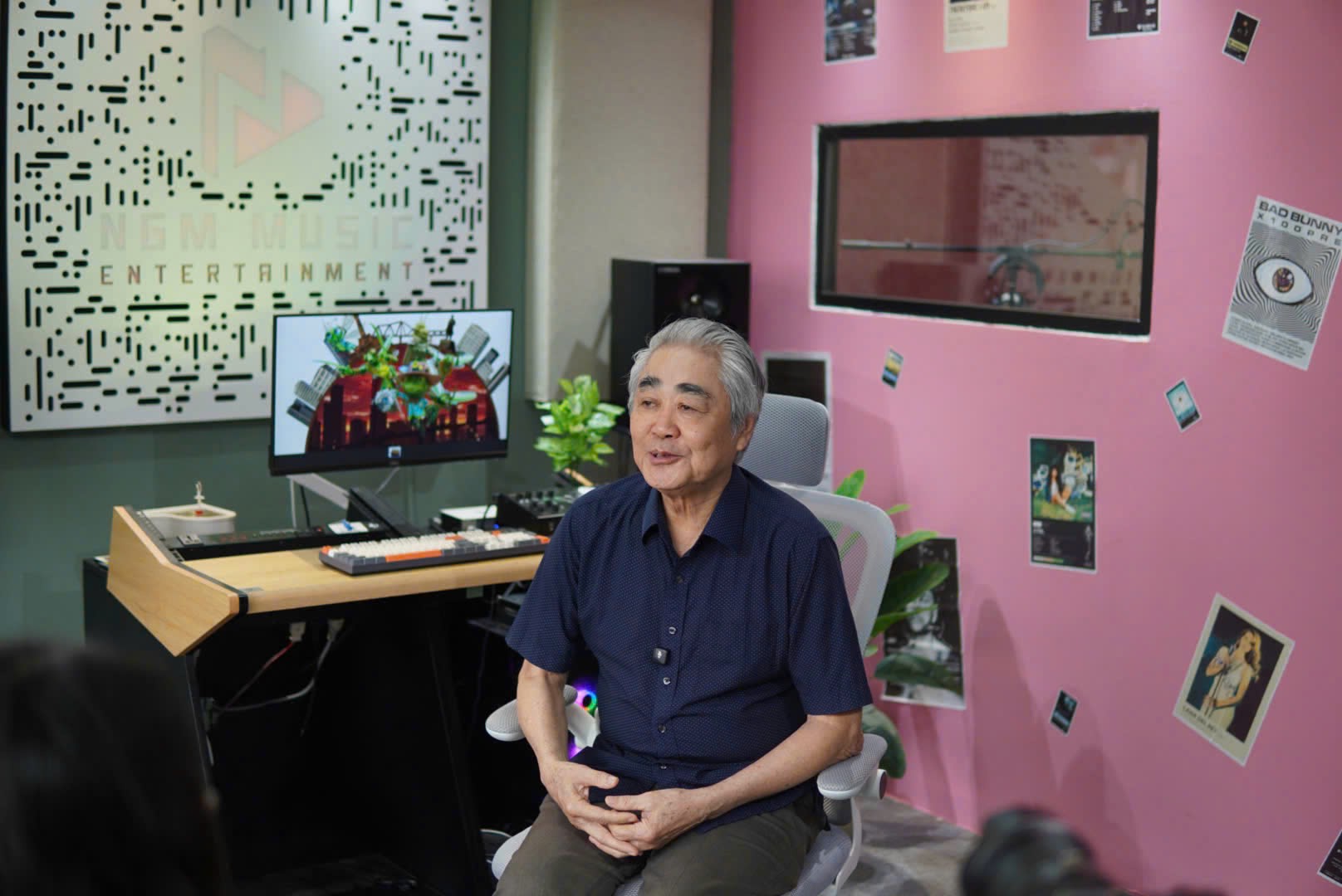 NSND Quang Thọ đảm nhận vai trò truyền tải linh hồn nhân vật Đại vương Ếch Cốm.