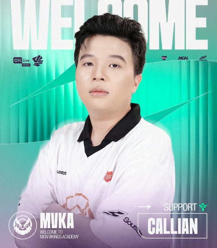 MVKE chào đón Nanaue trở lại, công bố đội hình đầy tiềm năng ở VCS 2025 mvka callian