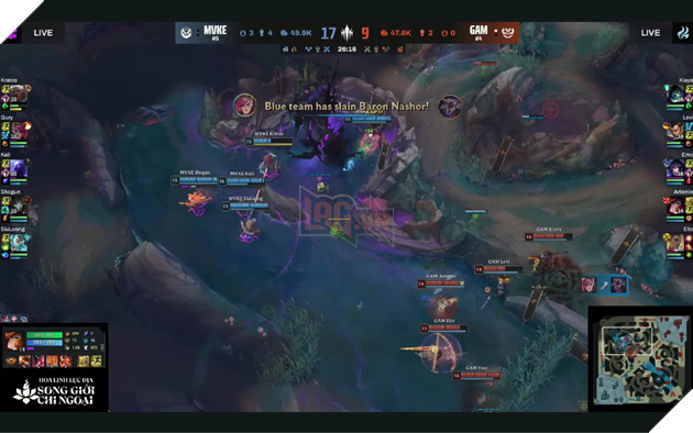 Ryze của Kati tạo đột biến để MVKE ăn thành công Baron