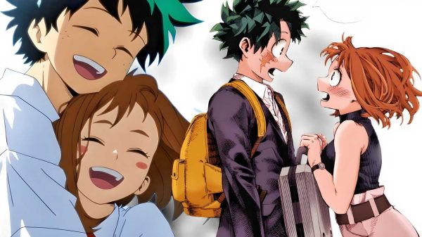 Bài viết có tiết lộ nội dung quan trọng từ phần kết của manga My Hero Academia. my hero academia izuku ochaco iz xpeujpg