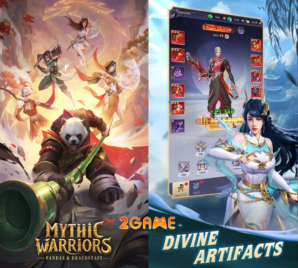 Mythic Warriors: Pandas – Game MMORPG phiêu lưu trong thế giới giả tưởng mythic warriors pandas 3