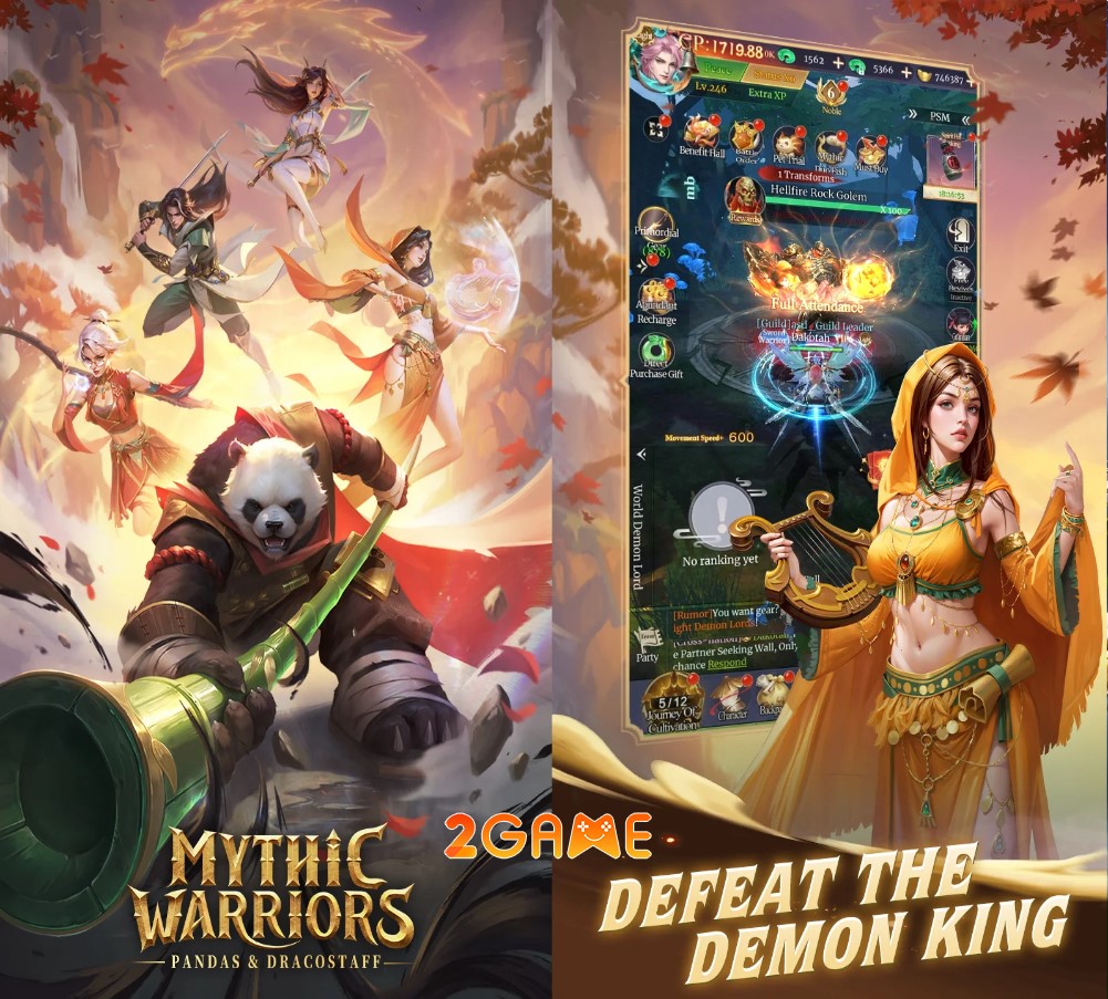 Mythic Warriors: Pandas – Game MMORPG phiêu lưu trong thế giới giả tưởng mythic warriors pandas 4