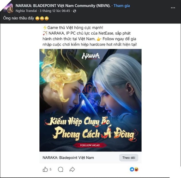Cong Dong NARAKA: BLADEPOINT Viet Nam Xon Xao Truoc Tin Game Sap Co Ban Cộng Đồng NARAKA: BLADEPOINT Việt Nam Xôn Xao Trước Tin Game Sắp Có Bản Chính Chủ 2