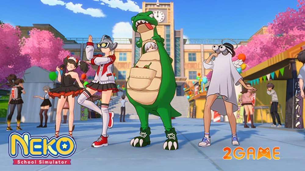 Neko School Simulator – Thế giới học đường kỳ ảo và tự do bất tận nekoschoolsimulator 1