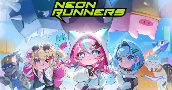 Neon Runners: Craft & Dash ra mắt toàn cầu trên Android neon runners key art thumbjpg