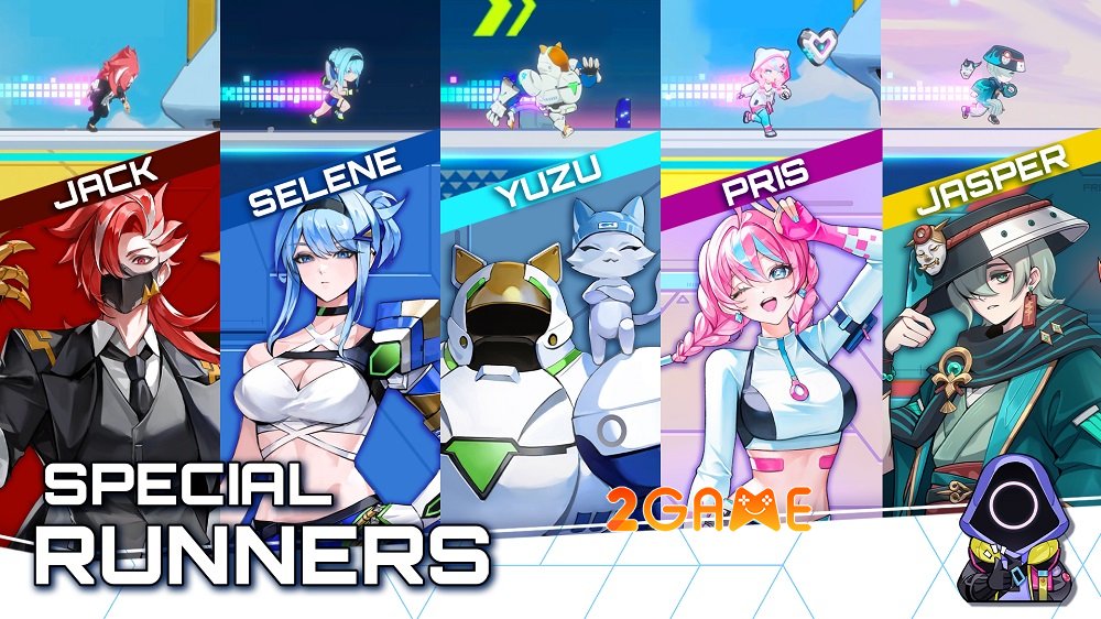 Neon Runners: Craft & Dash ra mắt toàn cầu trên Android neon runners key art 3