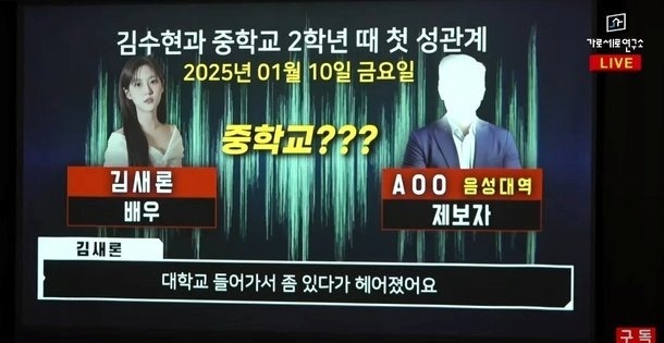 Căng: Phía Kim Soo Hyun đáp trả đoạn ghi âm của phía Kim Sae Ron là