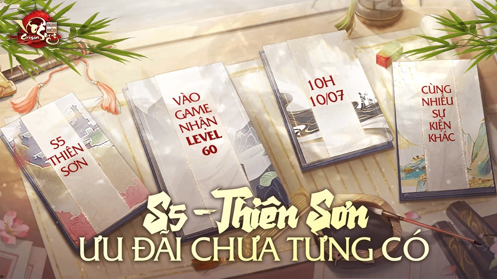 Ngạo Kiếm Vô Song Origin khai mở máy chủ mới Thiên Sơn ngaokiemvosongorigin giftcodemcm 2