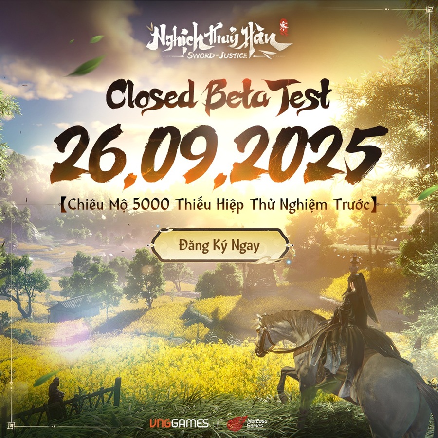 Bom tấn Nghịch Thuỷ Hàn sắp “nổ” – Tham gia ngay để nhận key test CBT số lượng có hạn nghichthuyhan keytest 3