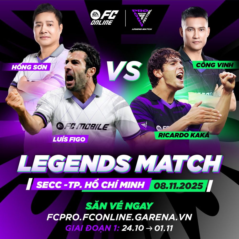 FC ONLINE bắt tay FC MOBILE mang FC PRO FESTIVAL 2025 về Việt Nam cùng cặp sao huyền thoại Kaká - Figo- Ảnh 2. FC ONLINE bắt tay FC MOBILE mang FC PRO FESTIVAL 2025 về Việt Nam cùng cặp sao huyền thoại Kaká - Figo- Ảnh 2.