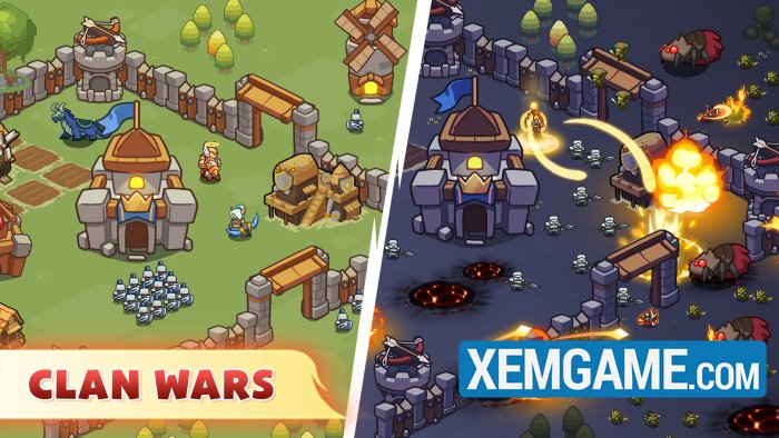 Nighty Knight: Frontier War TD – một game thủ thành cực vui để giải trí nighty knight frontier war td 1