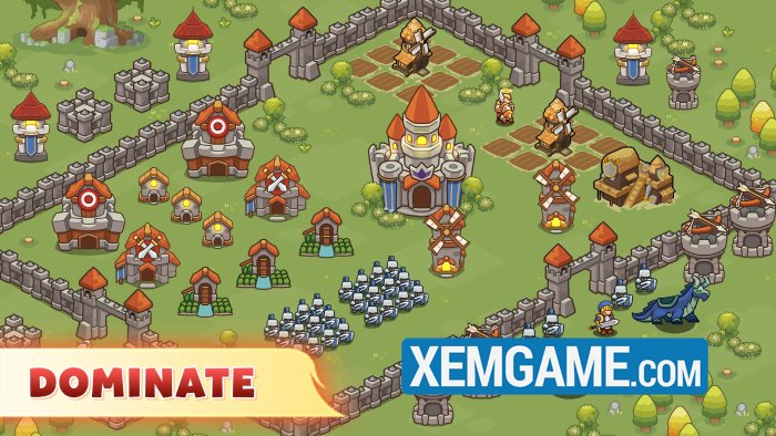 Nighty Knight: Frontier War TD – một game thủ thành cực vui để giải trí nighty knight frontier war td 2