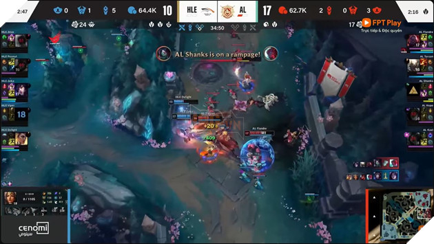 Esports World Cup 2025: Hanwha Life Esports Va Bilibili Gaming Chia Tay Giai Dau 3 AG.AL nỗ lực giao tranh giữ lại hy vọng kết thúc loạt trận BO3