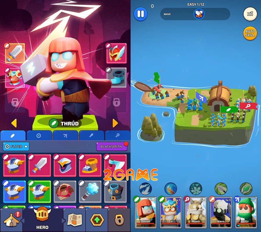 North War: Island Defense 3D – Game chiến thuật đậm chất thần thoại Bắc Âu north war 4