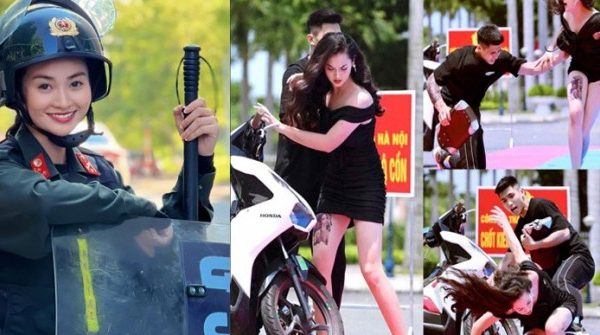 Bất ngờ với hình ảnh "dân chơi" của nữ CSGT kẹp cổ "báo thủ" nu chien sy d 1754911614 207 width740height495 auto cropjpg