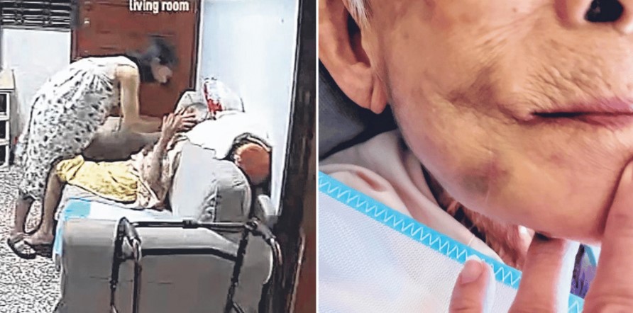 Nữ giúp việc ngược đãi cụ bà 90 tuổi, camera giám sát hé lộ cảnh đau lòng- Ảnh 1. Nữ giúp việc ngược đãi cụ bà 90 tuổi, camera giám sát hé lộ cảnh đau lòng- Ảnh 1.