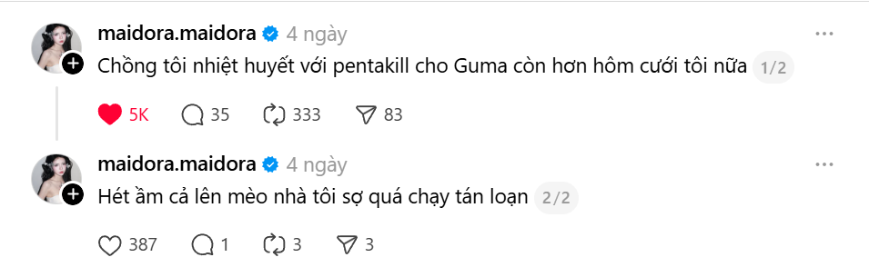 Nữ MC Mai Dora cũng phải thốt lên