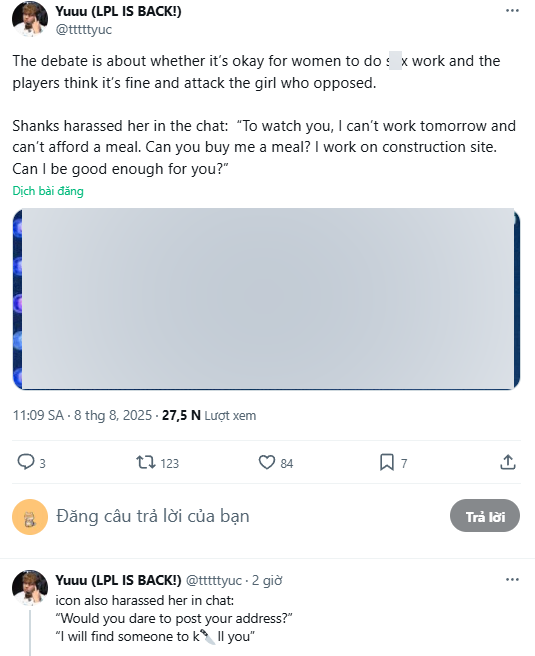 Loạt sao LPL dính nghi vấn bạo lực mạng với một nữ streamer, có cả Á quân EWC- Ảnh 3.