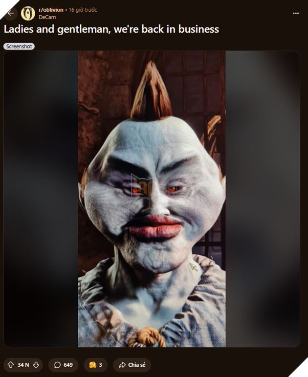 Cộng Đồng Hâm Mộ Elder Scrolls IV: Oblivion Rủ Rê Tạo Hình Quái Vật Với Bản Remastered 4