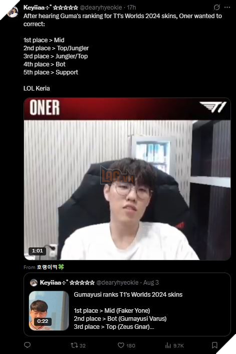 Oner nhanh chóng phản đòn, nhưng vẫn để Doran cao hơn mình