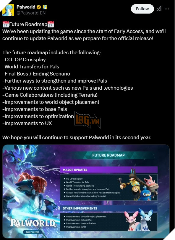 Palworld Cong Bo Lo Trinh Phat Trien Trong 2025 Mac Ke Cac Van De Ve Phap Ly 2 Palworld