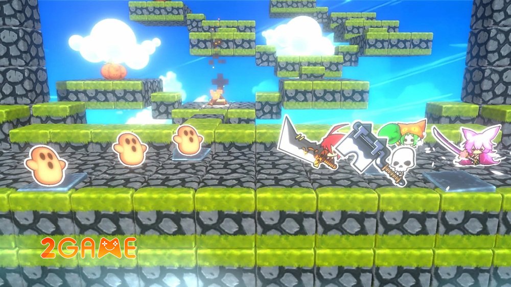 Paper Knight Quest – Hành trình khám phá thế giới hình khối đầy màu sắc paperknightquest 2