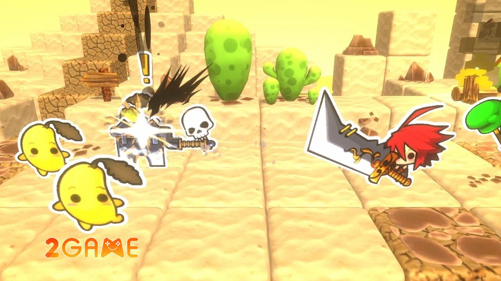 Paper Knight Quest – Hành trình khám phá thế giới hình khối đầy màu sắc paperknightquest 3