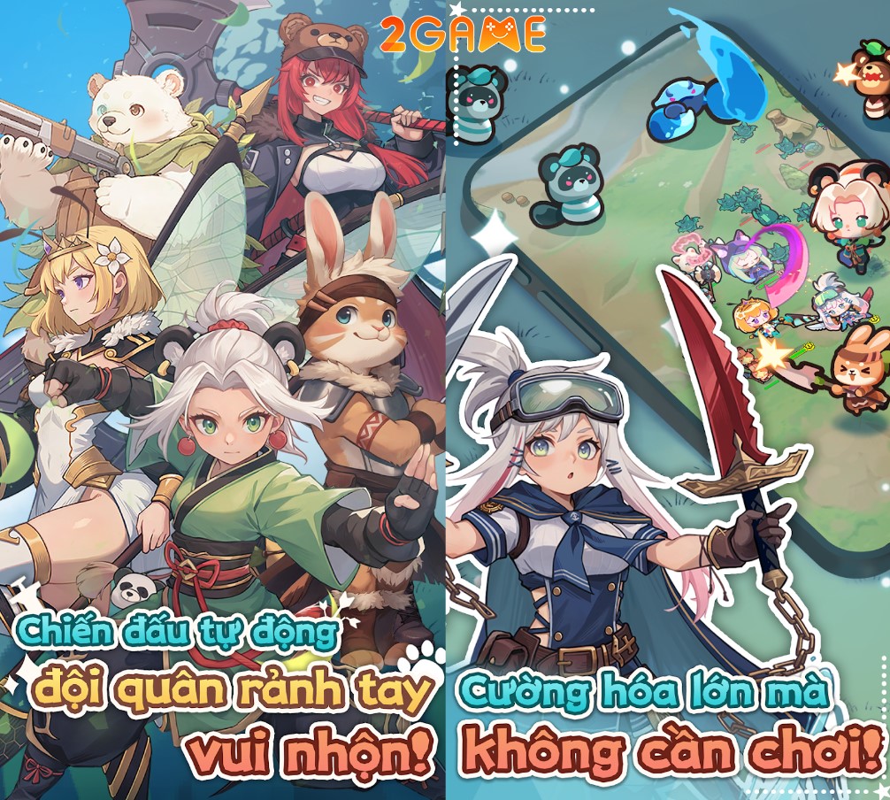 game nhập vai nhàn rỗi Paw Crusaders: Idle RPG