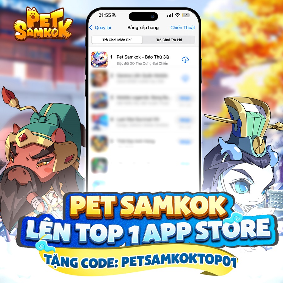 petsamkok-bxh-1 Pet Samkok – Báo Thủ 3Q đại thắng BXH game Đông Nam Á petsamkok bxh 1
