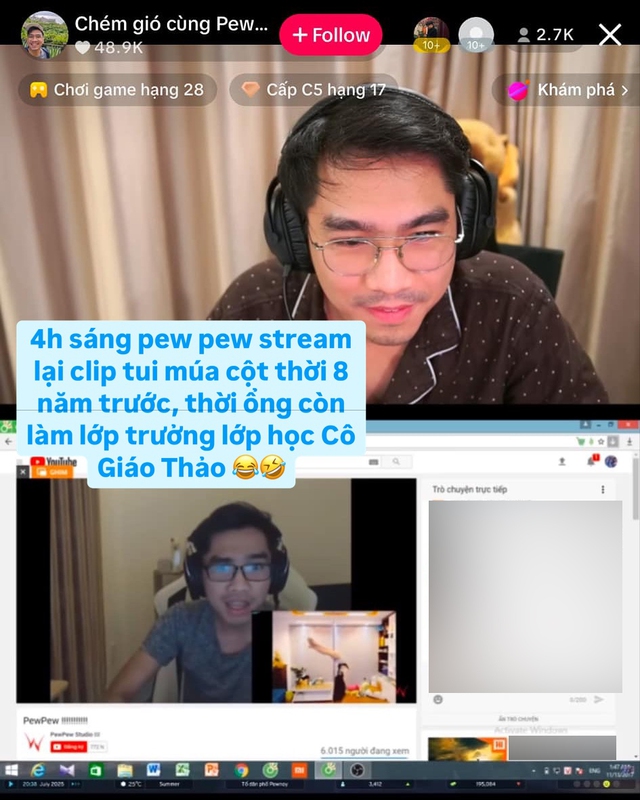 PewPew restream clip của hot girl, chính chủ lộ diện khiến fan được phen