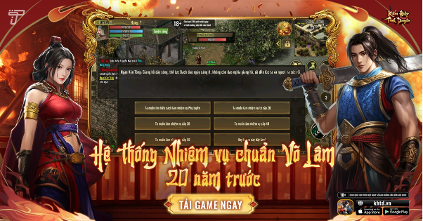 Kiếm Hiệp Tình Duyên Mobile – Siêu phẩm kế thừa huyền thoại Võ Lâm ra mắt Alpha Test 21.06.2025- Ảnh 2.