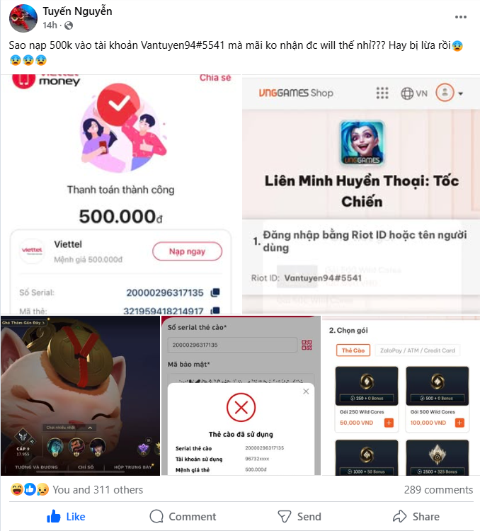 Ngay đầu năm mới, game thủ VNG đã bị “scam” khi nạp tiền, sai lầm tưởng đơn giản nhưng vẫn nhiều người mắc phải- Ảnh 3. Ngay đầu năm mới, game thủ VNG đã bị “scam” khi nạp tiền, sai lầm tưởng đơn giản nhưng vẫn nhiều người mắc phải- Ảnh 3.