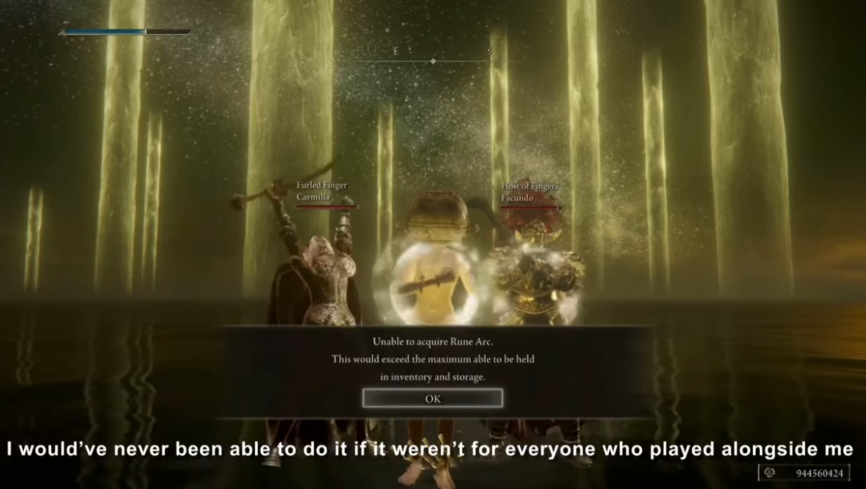 Đánh bại trùm cuối của Elden Ring 10000 lần, nữ game thủ được cộng đồng mệnh danh là “thánh sống”- Ảnh 5. Đánh bại trùm cuối của Elden Ring 10000 lần, nữ game thủ được cộng đồng mệnh danh là “thánh sống”- Ảnh 5.