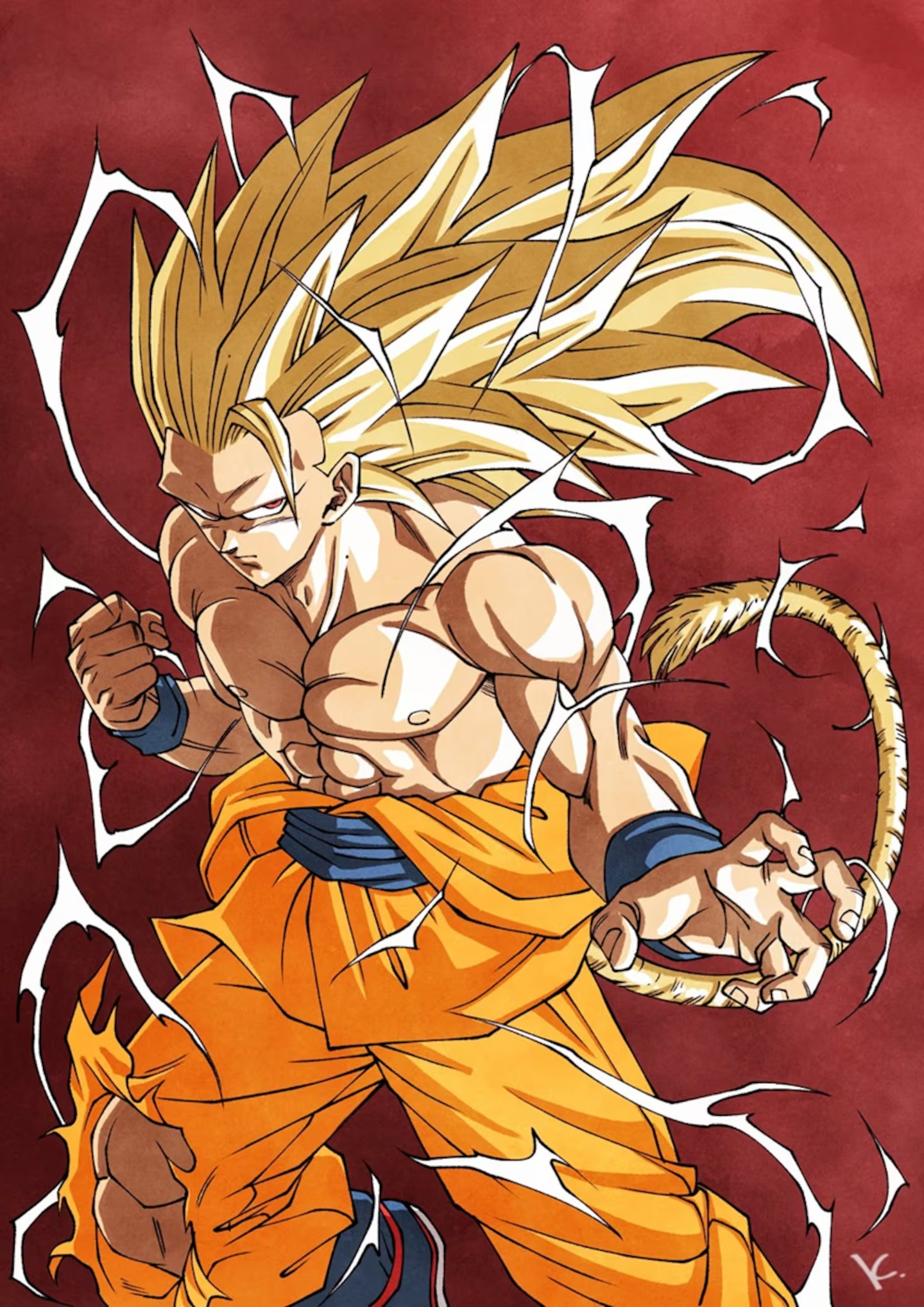 Dragon Ball: Hình dạng lai giữa cấp 3 và 4 của Goku gọi tên Super Saiyan 3.5- Ảnh 1.