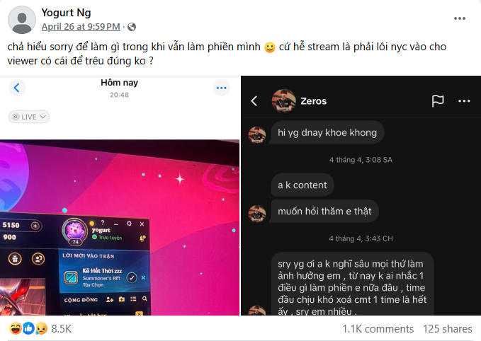 Zeros có loạt động thái mới về mối quan hệ với