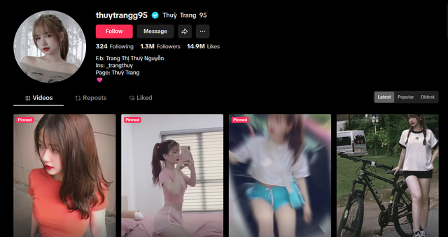 Hot TikToker 1,3 triệu follow khiến anh em game thủ