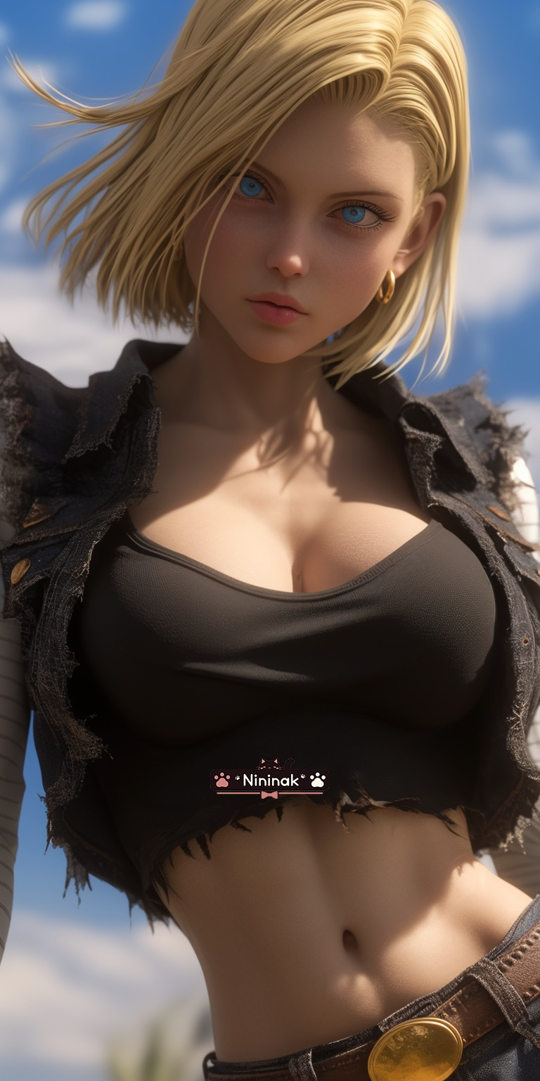 Bỏng mắt với phiên bản quyến rũ siêu thực của Android 18 từ Dragon Ball- Ảnh 5.