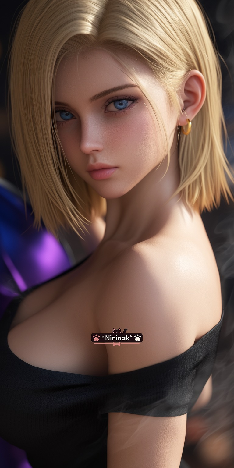 Bỏng mắt với phiên bản quyến rũ siêu thực của Android 18 từ Dragon Ball- Ảnh 6.