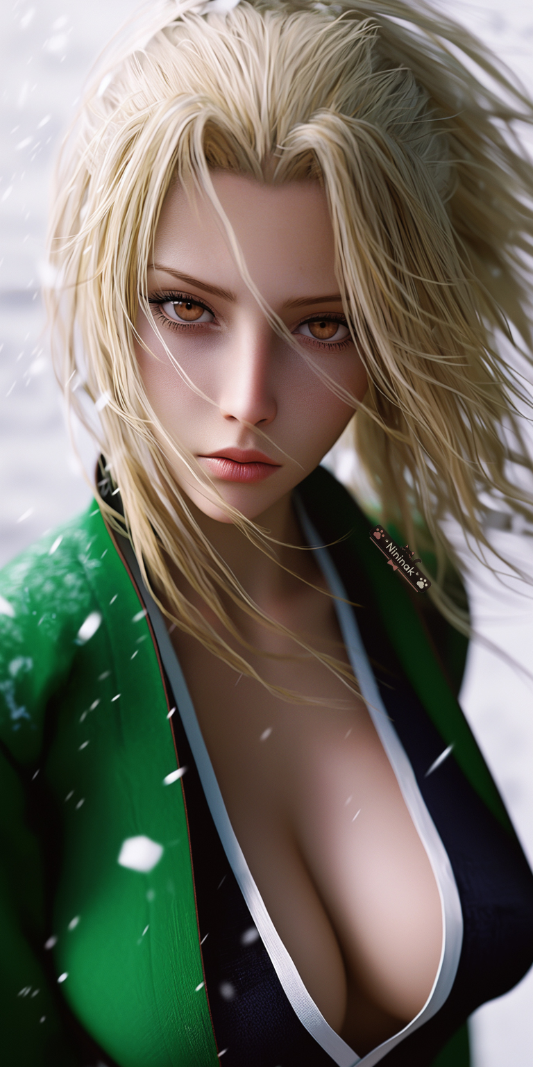 Ngỡ ngàng vẻ đẹp đời thực của các nữ ninja Naruto do AI