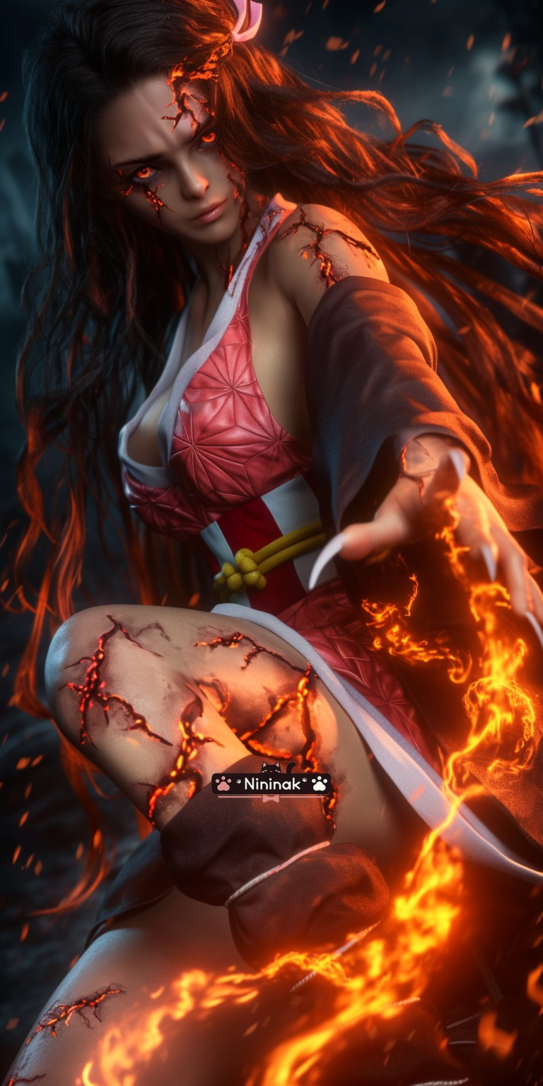 Kimetsu no Yaiba: Khi AI biến Nezuko thành mỹ nhân Kimetsu no Yaiba: Khi AI biến Nezuko thành mỹ nhân