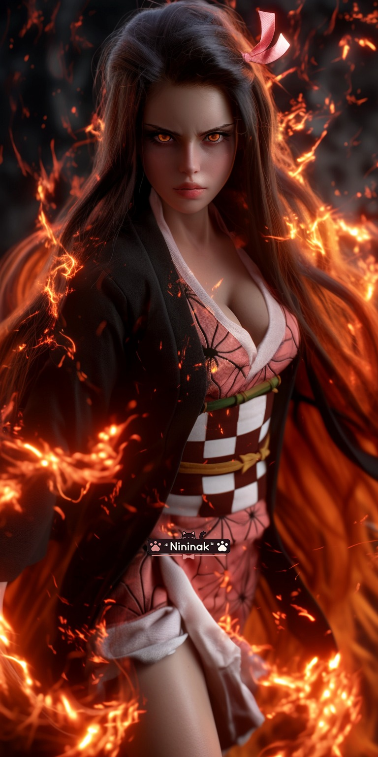 Kimetsu no Yaiba: Khi AI biến Nezuko thành mỹ nhân Kimetsu no Yaiba: Khi AI biến Nezuko thành mỹ nhân