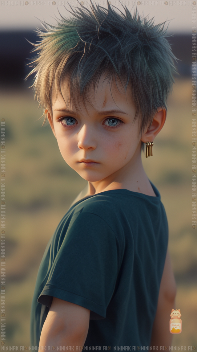 AI hô biến Luffy, Zoro, Gojo, Sukuna,... thành phiên bản nhí, ai nhìn cũng thấy cưng- Ảnh 11.